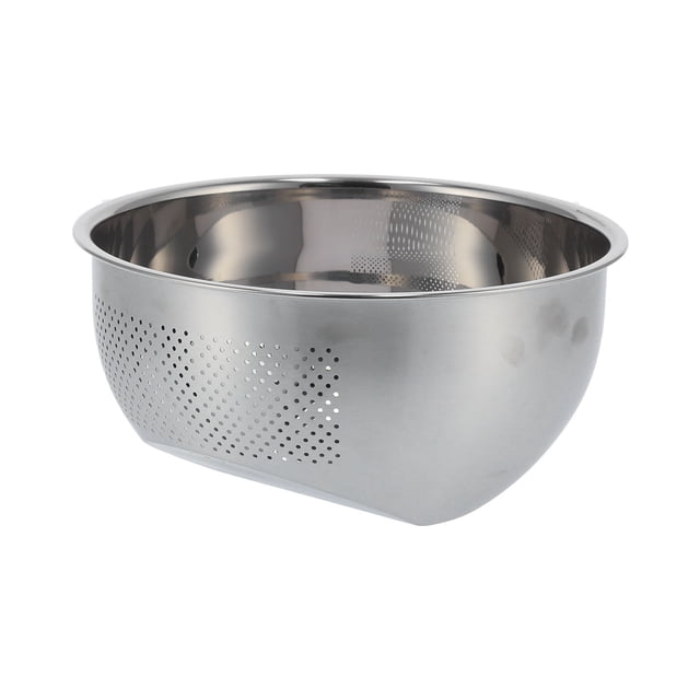 Kitchen Strainer, Versatile Rice Strainer Thickened Drain Basket Rice Washing Bowl Dishwasher Safe For Vegetables For Fruit For Rice L-26.0CM