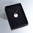 thumbnail image 3 of Rose Gold Hammered Layered Coin Disc Medical Caduceus Necklace Simple Delicate Minimalist Pendant (Medical Caduceus Pendant | Rose Gold-filled), 3 of 8