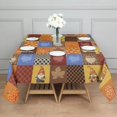 thumbnail image 3 of Fall Gnomes Pumpkins Leaves Square Tablecloth,Waterproof Square Table Cover,Wipeable Spillproof Washable Table Cover for Home Kitchen Party Decor 60"x60"(152x152cm), 3 of 6