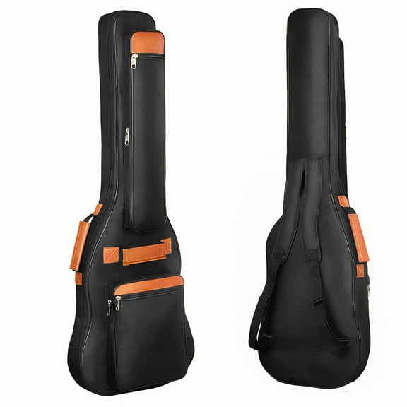 moosiker Electric Guitar Bag Gig Bag 6mm Padding Padded Backpack Neck Strap and Pockets Soft Electric Guitar Case