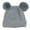Gray, variant on TELOLY Baby Beanie,Cartoon Design Toddler Girl Winter Hat,Fun Pom Pom Style Kids Beanie,Gray