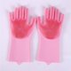 thumbnail image 3 of Guantes de limpieza de silicona CHAO mágicos con cepillo verde, 3 of 5