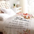 thumbnail image 5 of Grandma Gifts Blanket, Birthday Gifts for Grandma, Great Grandma Birthday Gifts, Grandma Gifts from Grandkids, Soft Flannel I Love You Grandma Throw Blanket 60" x 50", 5 of 6
