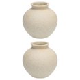 thumbnail image 3 of Worgeous Set of 2 Retro Flower Utensil Holders Cylinder for Home Decor in Beige, 3 of 8