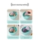 thumbnail image 5 of Xihbxyly Recipiente para Limpiar Brochas de Maquillaje, de Silicona, con Diseño de Doble Cara, para Secar y Guardar Brochas, Ecológico, con Soporte para Borlas y Esponjas de Maquillaje, Verde Menta,, 5 of 6