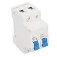thumbnail image 1 of DC230V 400V 2P Miniature Circuit Breaker Leakage Protection Air Switch DC Disconnect Switch Interlock Conversion Manual Power Switch Standard Rail Installation, 1 of 8