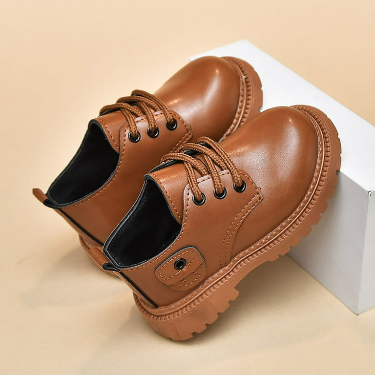 Yammkia Baby Boy Dress Shoes Kids Boys Dress Shoes Lace-Up School