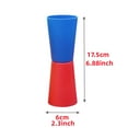 thumbnail image 7 of Multi Person Outdoor Sports Flip Cup Toys Kids Fun Game Flip Cup Shuttle Run Agility Cone Body Coordination Sports Equipment (8 Pcs blue-red), 7 of 7