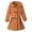 Coffee, variant on Mercatoo Toddler Girls Classic Winter Wool Blend 𝐏𝐞𝐚 Coats Kid’Double Button Warm Trench Dress Jackets with Pockets&Belt