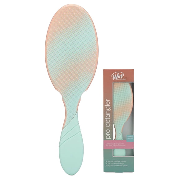 Wet Brush Pro Detangler Floral Safari Blue