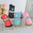 thumbnail image 2 of KEINXS Clearance Sale 4Pcs/Set Winter Dog Shoes For Small Dogs Wear-resistant Puppy Pet Shoes Reflective Dog Snow Boots Chihuahua Yorkie Teddy Shoes, 2 of 6