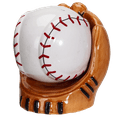 thumbnail image 6 of Pacific Giftware Baseball and Gloves Ceramic Salt and Pepper Shakers Set, 6 of 7