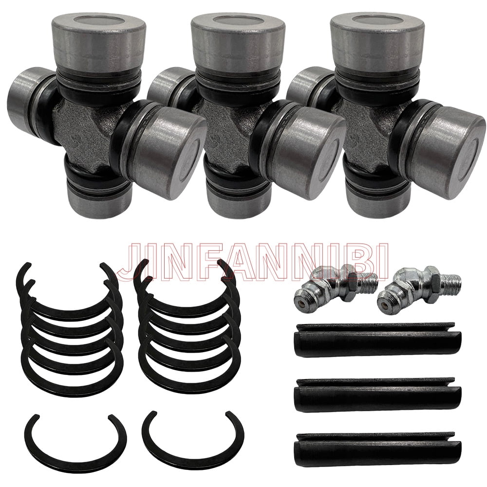 3-Pack Front & Rear Prop Shaft U-Joints Kit for Polaris RZR 800 900 1000 XP Turbo | OEM 3235500 / 3235616(2010-2024)
