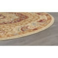 thumbnail image 6 of Transitional Area Rug (7'10'' Round) Paisley Ivory, Red Indoor Round Easy to Clean, 6 of 6