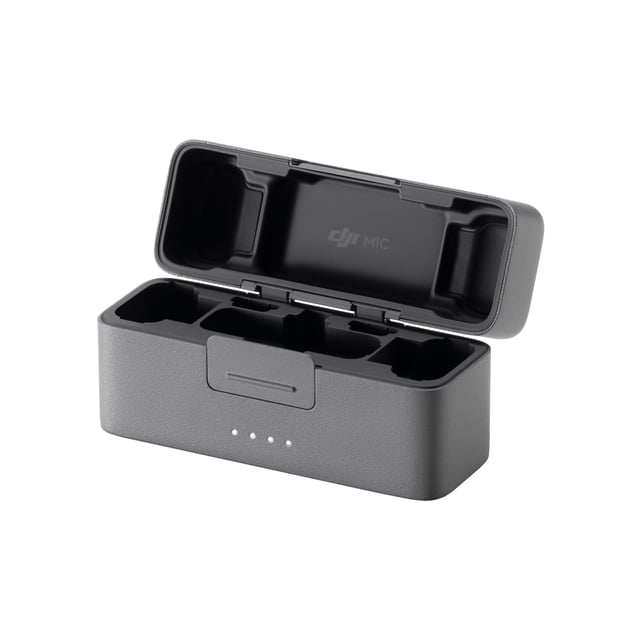 Estuche de carga DJI Mic 2 para 2 transmisores y 1 receptor
