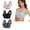 (3PC)Pink/Black/Gray, variant on (3PC)White Tweang Crop Tank Tops for Women No Show Bras for Women Sticky Bra Pads Cute Bras Spaghetti Strap Tank Top Push Up Sports Bra Adjustable Sports Bras for Women L