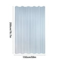thumbnail image 3 of Fmbmuo Plastic Shower Curtain Waterproof Minimalist Semitransparent, 3 of 6