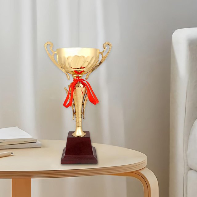 Premio Trofeo Ganar Trofeos Niños Pequeño Trofeo Apreciación Regalos con Base Trofeo Copa Premio Premio para Fiesta Deportiva Favores Decoraciones 42cm Hugo Trofeo de premio