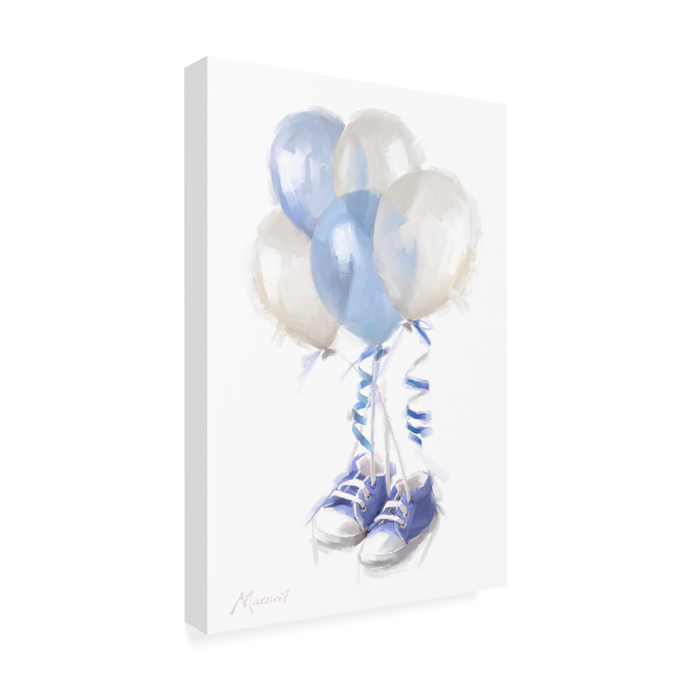 The Macneil Studio 'Blue Booties 2' Canvas Art