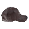 thumbnail image 3 of Gorra Casual de Béisbol Cálida de Invierno para Hombre, Gorra de Golf de Cuero Pu para Exteriores Estilo 1-Marrón cro Baoblaze Gorra de béisbol de invierno de los hombres, 3 of 8
