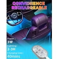 thumbnail image 4 of LINLIN Car Led Lights Interior Wireless led Lights for Car, 7 Colors led Lights for Car Interior, Ambient Lighting Car Interior Car Lights Inside Your Car Wireless USB Rechargeable Interior Lights, 4 of 8