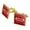 Gold, variant on Merry Christmas Holiday Reindeer Square Cufflink Set Gold Color