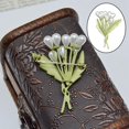 thumbnail image 3 of Broche de Ginkgo con Hoja de Metal de Moda, Alfileres , Hebilla de Bufanda para Cumpleaños de Mujer - Salvador alfiler de hebilla de bufanda, 3 of 10