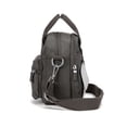 thumbnail image 4 of LAVA Women Small Crossbody Purses Waterproof Nylon Shoulder Travel Bags Small Backpack (Gray), 4 of 10
