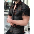 thumbnail image 2 of Nuevas camisas a cuadros para hombre, camisas casuales de verano con estampado 3D, camisas de playa hawaianas, camisas de manga corta con solapa, blusas de calle, ropa para hombres y mujeres, 2 of 5
