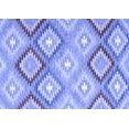 thumbnail image 1 of Ahgly Company Machine Washable Indoor Rectangle Southwestern Blue Country Area Rugs, 7' x 9', 1 of 4