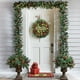 thumbnail image 4 of Corona navideña, adornos navideños, corona para árbol de Navidad, adornos colgantes, arreglo de escena, decoración navideña para colgar en la puerta, coronas navideñas, 4 of 7