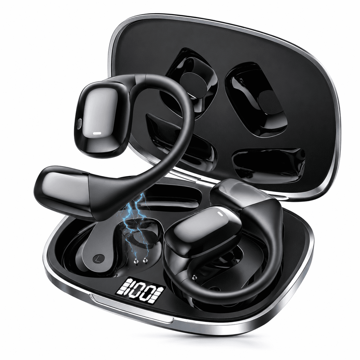 AI Translation Earbuds, Real-Time 144-Language Translator Earbuds with App for iOS & Android, 3-in-1 Wireless Bluetooth Earbuds for Travel, Business & Language Learning