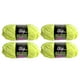 thumbnail image 4 of 4x Hilo de chenilla que brilla en la oscuridad Hilo luminoso de 4 mm para manualidades creativas de bricolaje Verde fluorescente, 4 of 9