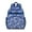 Blue-40, variant on Ethereal Goth Students Backpack with Astral Moon and Sunburst Star Print, Dark Celestial Art Pattern, Durable and Spacious for and Travel