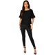 thumbnail image 5 of Blusa con plumas Roman Fashion, 3870 (Negro) negro CH Roman Fashion BL-EXO-3870-NEGRO-ALL, 5 of 5