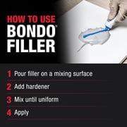 (2 pack) Bondo Lightweight Filler, 262T, 1 Quart