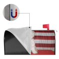 thumbnail image 5 of PHELIKA Bichon Frise Dog American Flag Magnetic Mailbox Covers Standard Size 21"H x 18"W, 5 of 8