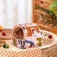 thumbnail image 4 of Guinea Pig Hideout,Guinea Pig Bed,Rat House,Winter Warm Hamster Bed Small Animal Cage Accessories Bedding for Pig Ferret Squirrel Playing Sleeping,Pink,L, 4 of 9