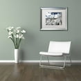 thumbnail image 3 of Trademark Fine Art "White Wall VI" Canvas Art by Philippe Hugonnard, White Matte, Silver Frame, 3 of 4