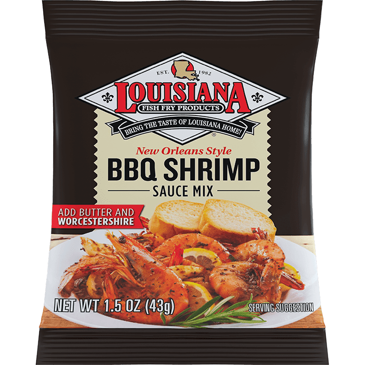 Louisiana Fish Fry Products New Orleans Style BBQ Shrimp Sauce Mix, 1.5 oz