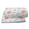 thumbnail image 4 of Marine Foot Rest, Sea Objects Exotic Fish and Crabs Coral Reef Mollusk Oyster Aquarium Cottage, Non-Slip Backing Adjustable Ergonomic Memory Foam Leg Support for Office, Multicolor, by Ambesonne, 4 of 5