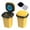 Yellow, variant on TACILIP Car Accessories, Car Ashtray Easy To Clean Press With Light And Cover Metal Inner Liner With Built-in Button Battery Night Vision LED Lighting, Gifts for Father