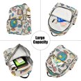 thumbnail image 5 of FORMRS Mini Backpack Purse for Women Travel Daypack Casual Shoulder Bag, Beige School, 5 of 7