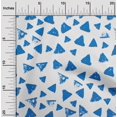 thumbnail image 2 of oneOone Georgette Viscose Blue2 Fabric Geometric Sewing Craft Projects Fabric Prints By Yard 42 Inch Wide, 2 of 4