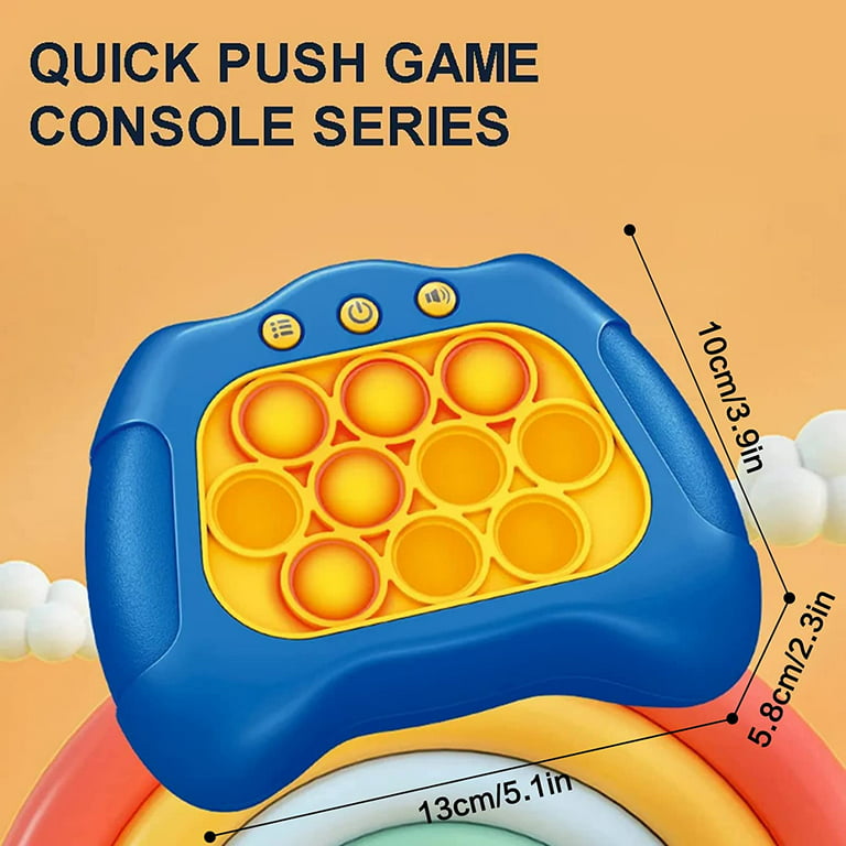 Pop Light Fidget Game Quick Push Bubble Game Handle Toys Boys