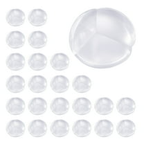 KFFKFF Clear Corner Protectors for Baby Safety, 24 Pack, Transparent Table Edge Guards, 1.34-inch Depth, 0.28-inch Thickness, Durable Adhesive, Cushioning for Sharp Furniture Corners