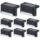 thumbnail image 2 of Luces Solares para Escalones Wdftyju 8 Piezas Carcasa Negra, 2 of 9