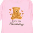 thumbnail image 4 of Inktastic I Love My Mommy Teddy Bears Boys or Girls Long Sleeve Toddler T-Shirt, 4 of 5
