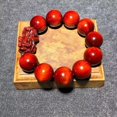 thumbnail image 5 of Wood Pixiu Bracelet 2.0 Beads Buddhist Prayer Beads Unisex Wooden Jewelry Protection Amulet Gift, 5 of 7