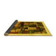thumbnail image 2 of Ahgly Company Indoor Square Abstract Yellow Contemporary Area Rugs, 7' Square, 2 of 4